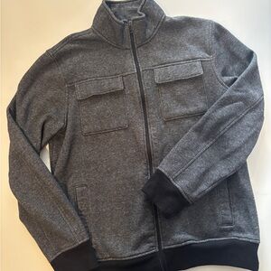 Men's Apt. 9 Gray Sweatshirt Jacket Full-Zip